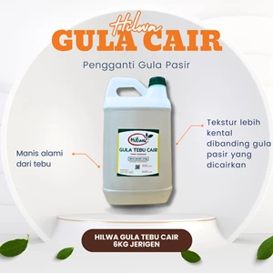 Hilwa Gula Cair Tebu (Sukrosa) - Varian 6 Kg Jerigen